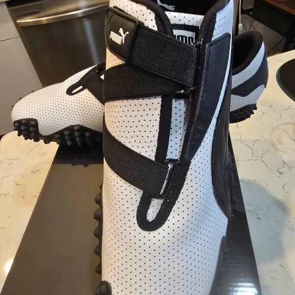 Puma Mostro PERF Puma White Puma Black 397331-01 US MENS SHOES SIZE 13 NEW - Picture 2 of 10